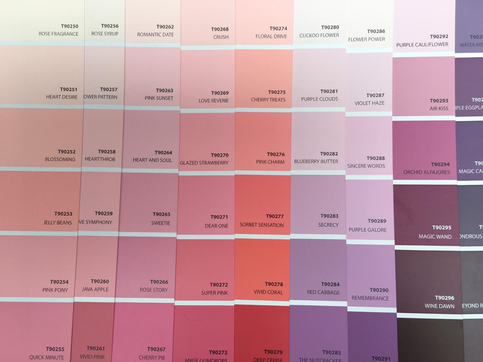 sơn mykolor màu hồng, tím