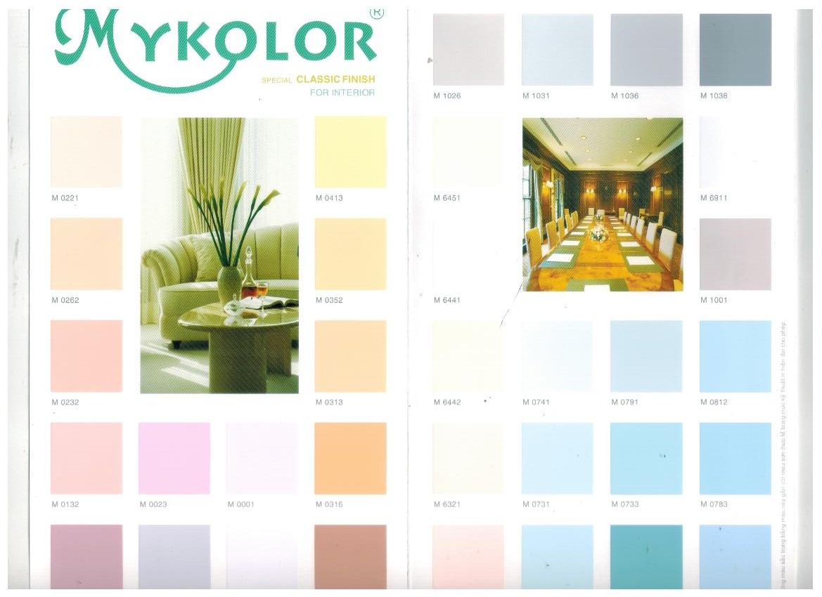 Cách tra mã màu sơn mykolor chuẩn xác nhất