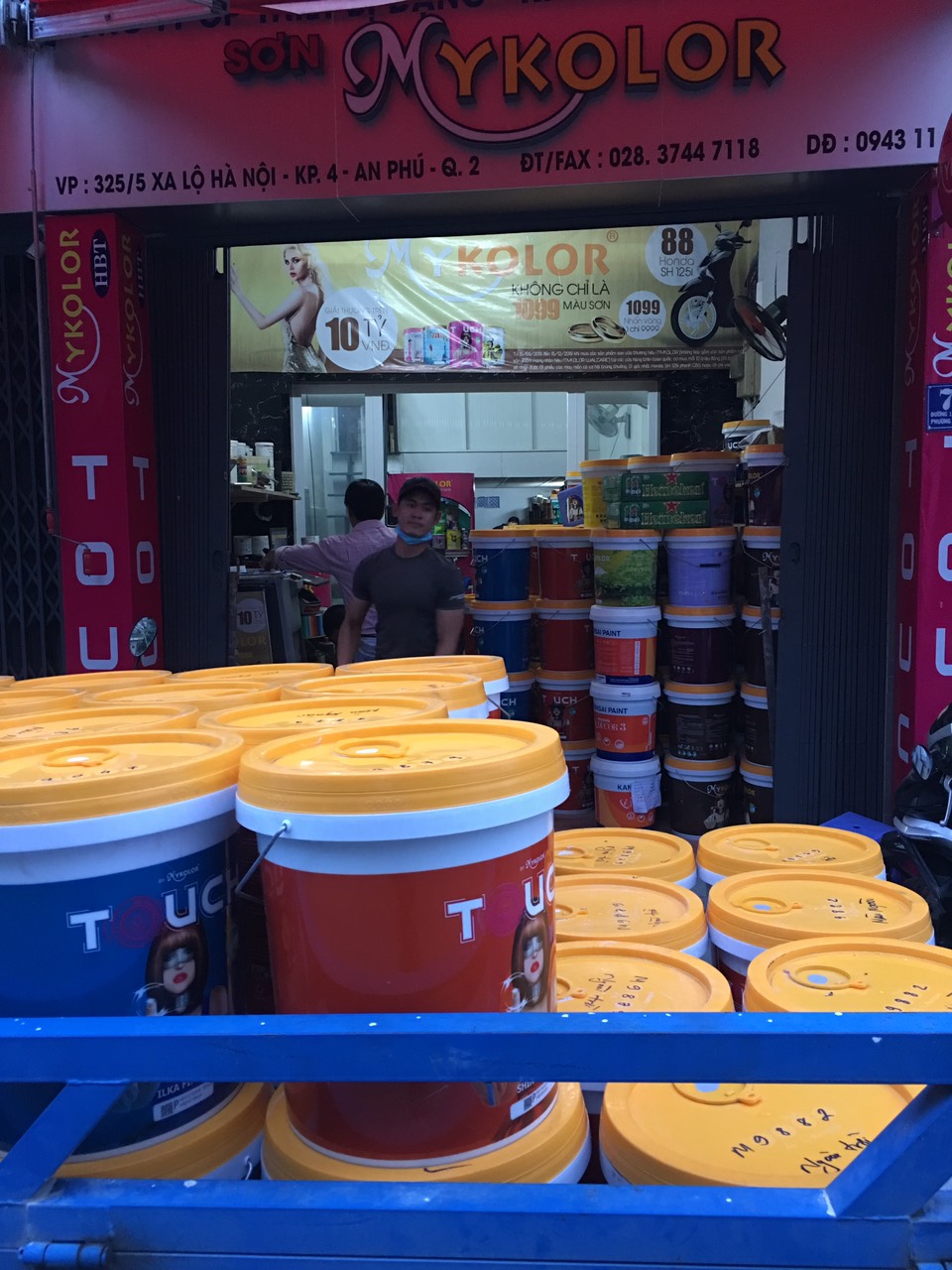 giao hàng sơn Mykolor