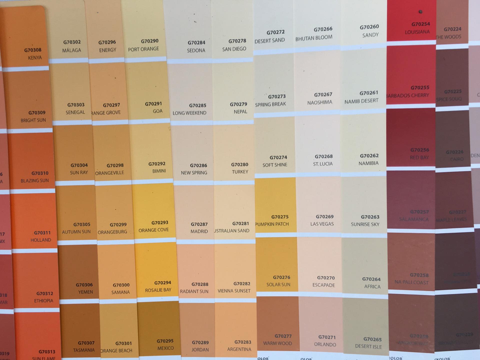 sơn mykolor màu cam