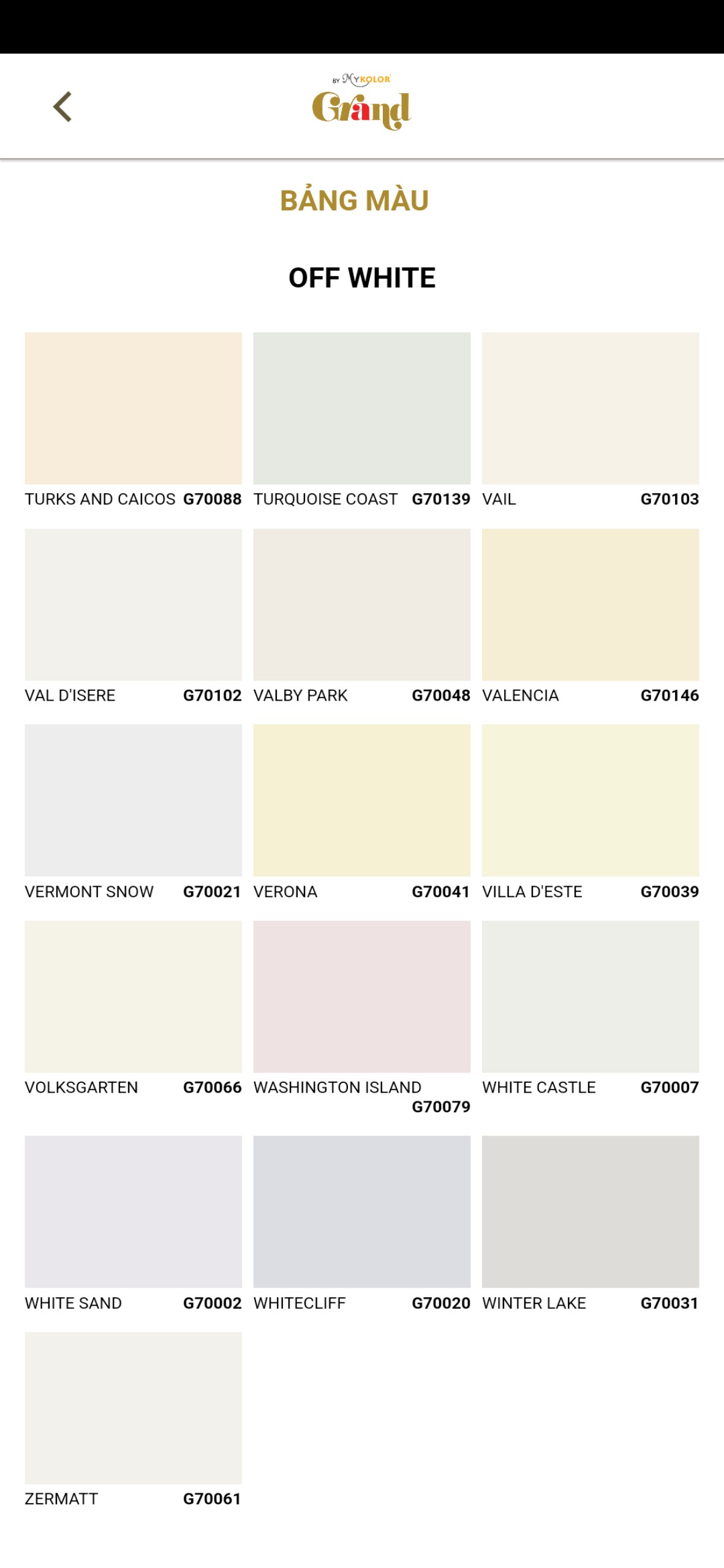 son mykolor màu kem