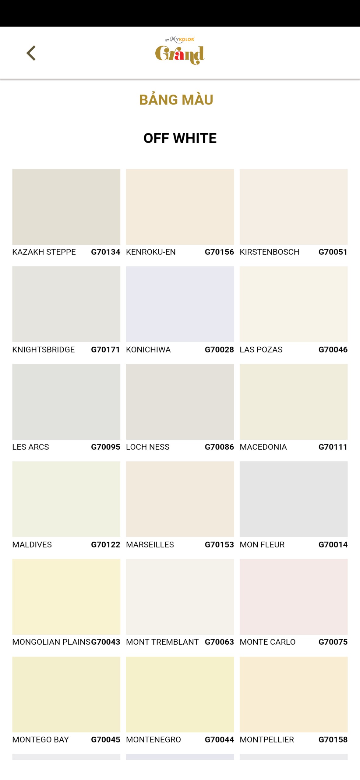 son mykolor mau kem sữa